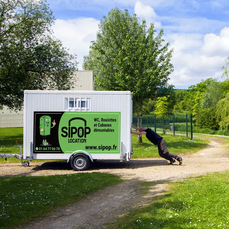 Roulotte chantier 5 personnes