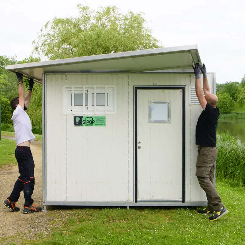 cabane chantier démontable