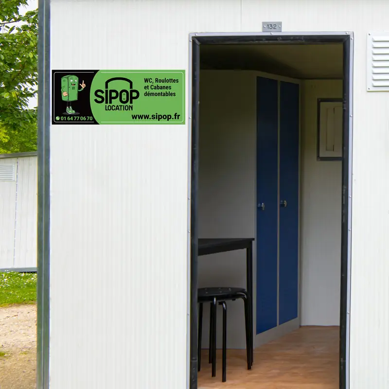 cabane chantier démontable